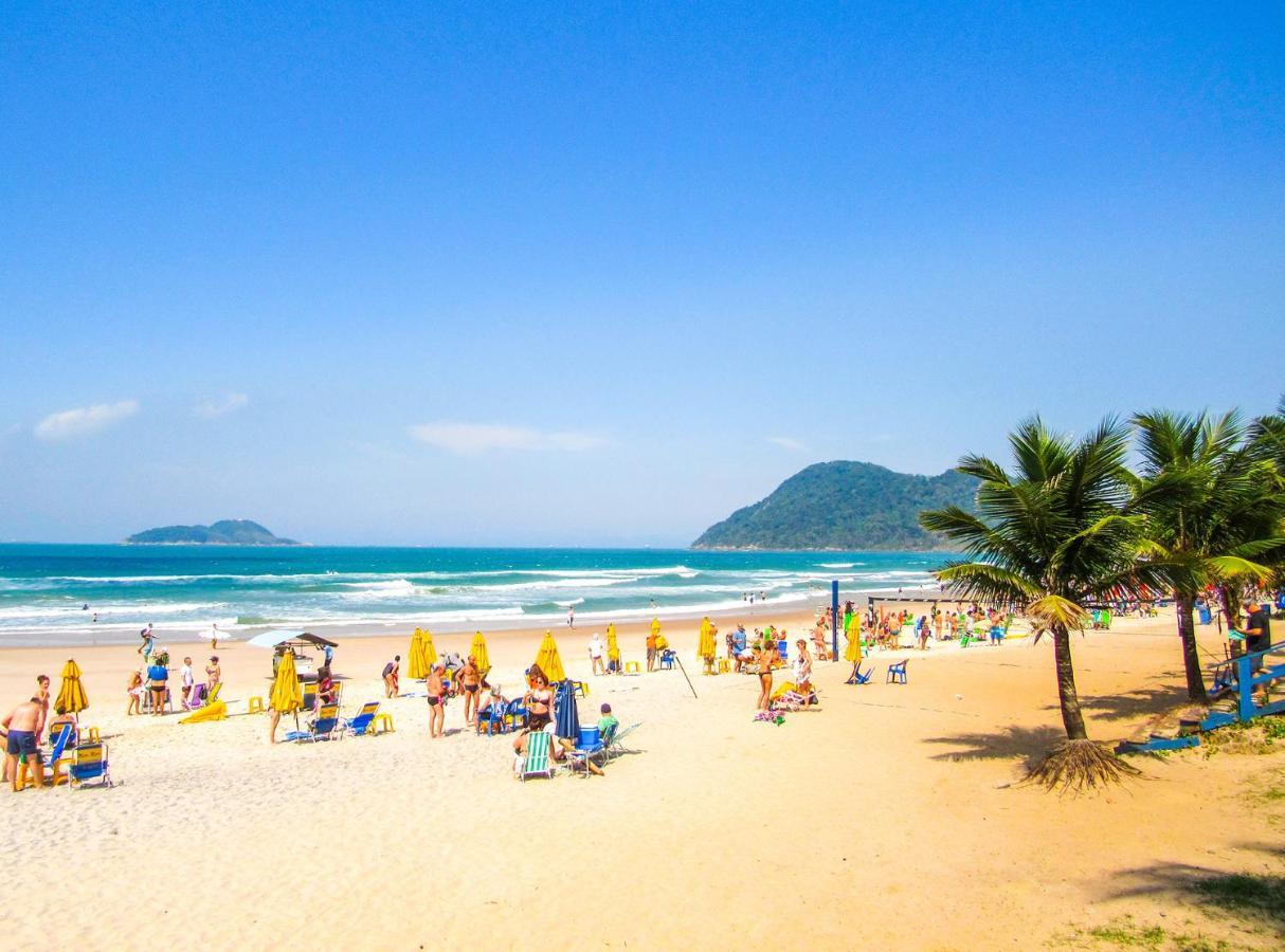 Apto C Wi-Fi A 180M Da Praia Do Tombo - Guaruja Daire Dış mekan fotoğraf